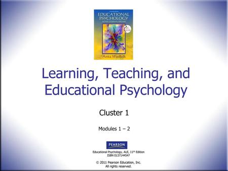 Learning, Teaching, and Educational Psychology