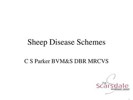 C S Parker BVM&S DBR MRCVS