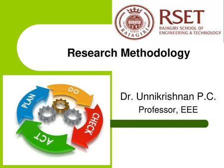 Dr. Unnikrishnan P.C. Professor, EEE