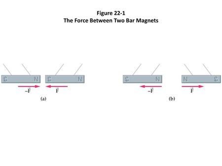 Figure 22-1 The Force Between Two Bar Magnets