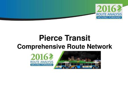 Comprehensive Route Network Analysis