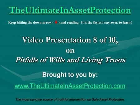 TheUltimateInAssetProtection