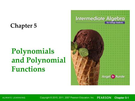 Polynomials and Polynomial Functions