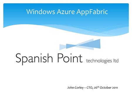 Windows Azure AppFabric