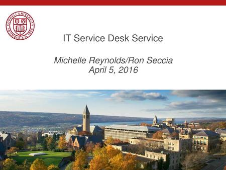 IT Service Desk Service