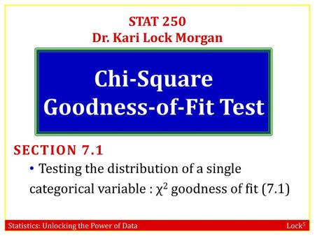 Chi-Square Goodness-of-Fit Test