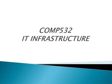 COMP532 IT INFRASTRUCTURE