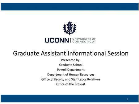 Graduate Assistant Informational Session