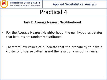 Task 2. Average Nearest Neighborhood