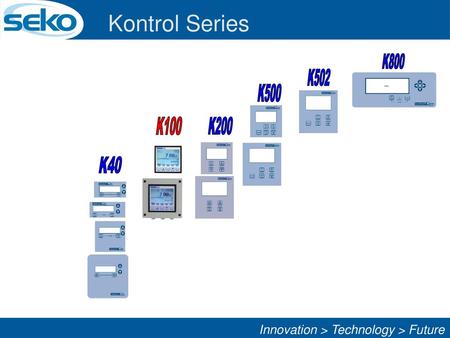 Kontrol Series K800 K502 K500 K100 K200 K40.