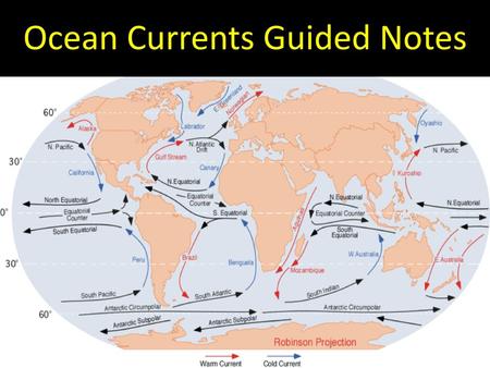 Ocean Currents Guided Notes