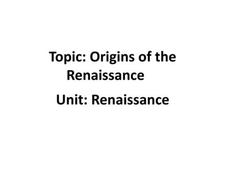 Warm-up #2 How do you think your life might be different if a single family controlled your community? What ancient trade route did Marco Polo and his.