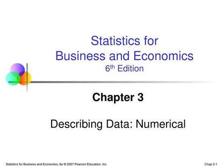 Business and Economics 6th Edition