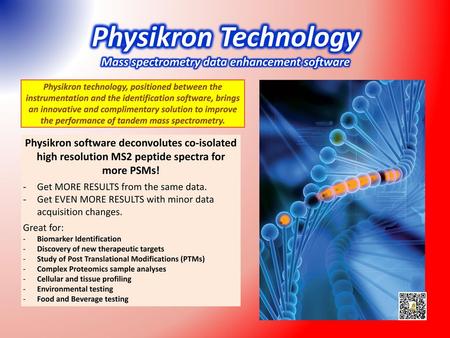 Mass spectrometry data enhancement software