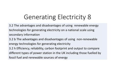 Generating Electricity 8