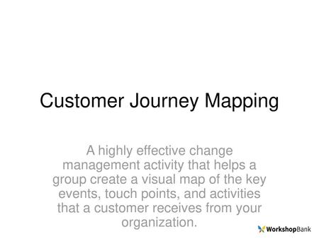 Customer Journey Mapping