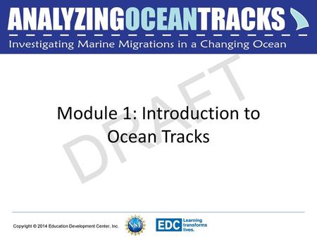 Module 1: Introduction to Ocean Tracks