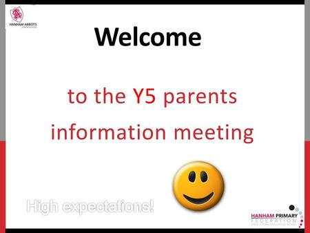 to the Y5 parents information meeting