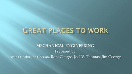 MECHANICAL ENGINEERING