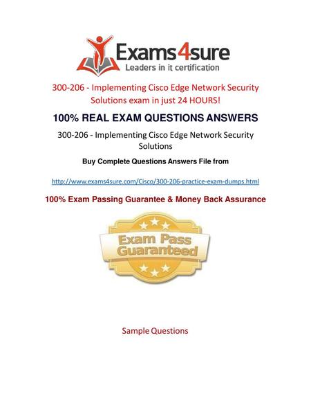 100% Exam Passing Guarantee & Money Back Assurance