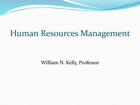 Human Resources Management