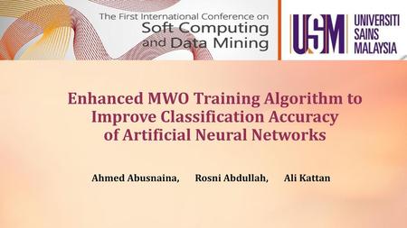 Enhanced MWO Training Algorithm to Improve Classification Accuracy