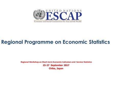 Regional Programme on Economic Statistics