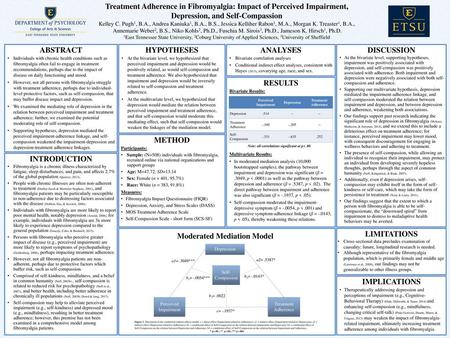 Treatment Adherence in Fibromyalgia: Impact of Perceived Impairment,