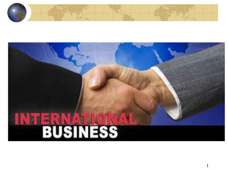 Globalization and International Business