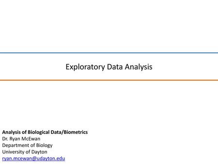 Exploratory Data Analysis