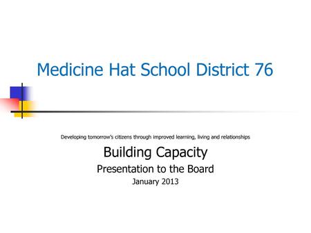 Medicine Hat School District 76