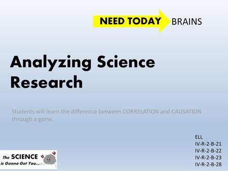 Analyzing Science Research