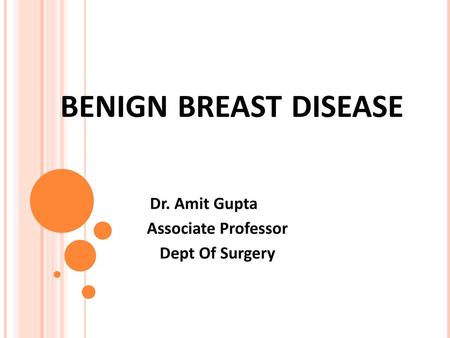 Dr. Amit Gupta Associate Professor Dept Of Surgery