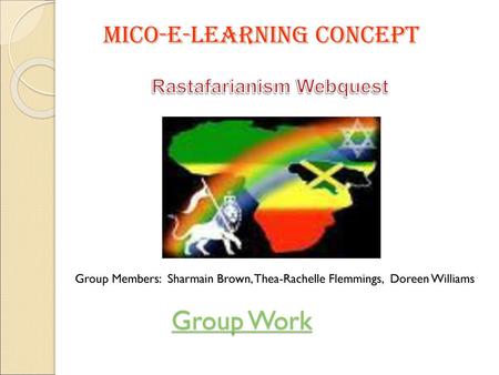 Rastafarianism Webquest