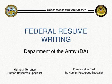 FEDERAL RESUME WRITING