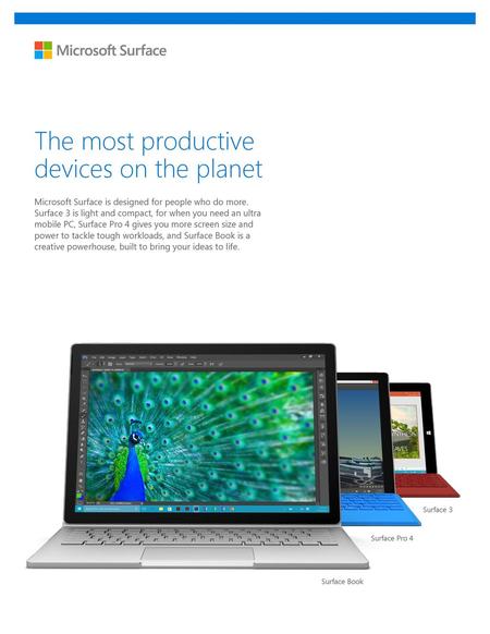 The most productive devices on the planet