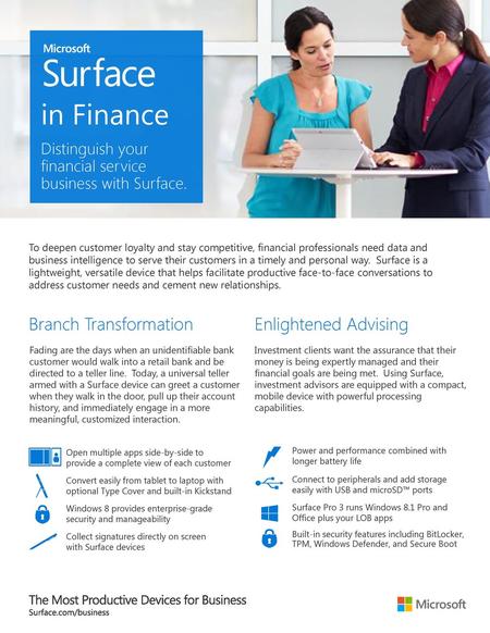 in Finance Branch Transformation Enlightened Advising