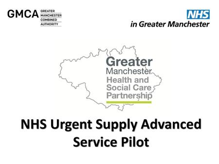 NHS Urgent Supply Advanced Service Pilot