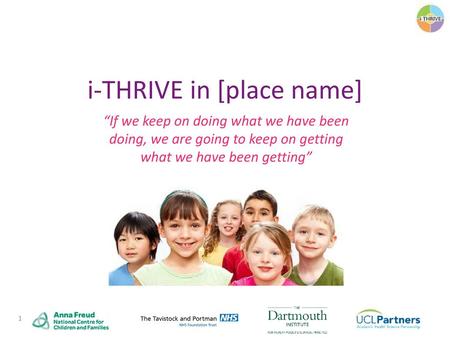 i-THRIVE in [place name]