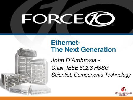 Ethernet- The Next Generation