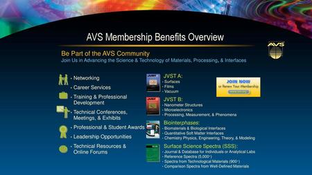 AVS Membership Benefits Overview