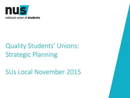 Quality Students’ Unions: