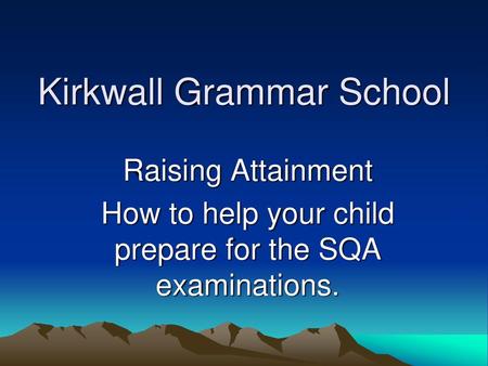 Kirkwall Grammar School