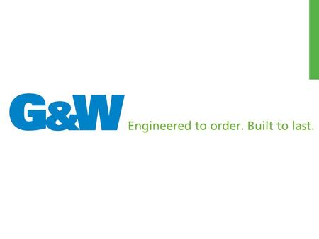 Founders Founded by two Electric Utility Distribution Engineers from Commonwealth Edison, in Chicago. For over 100 years, G&W Electric has helped power.