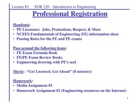 Professional Registration