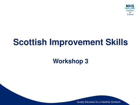 Scottish Improvement Skills