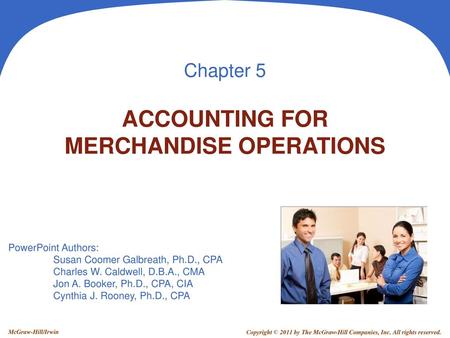 ACCOUNTING FOR MERCHANDISE OPERATIONS