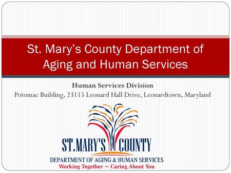 St. Mary’s County Department of Aging and Human Services