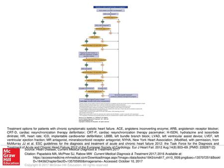 Treatment options for patients with chronic symptomatic systolic heart failure. ACE, angiotens inconverting enzyme; ARB, angiotensin receptor blocker;