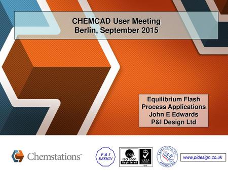 CHEMCAD User Meeting Berlin, September 2015